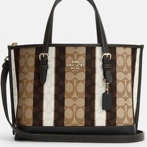 Coach Mollie Tote in Signature Jacquard bag